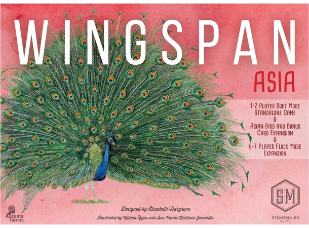 Wingspan Asia Brädspel Svensk utgåva 