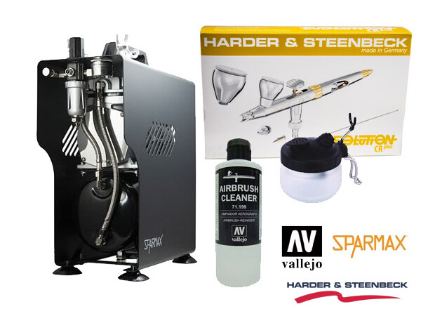 Airbrush Startpaket PROFF - Komplett Allt du behöver för att komma igång 