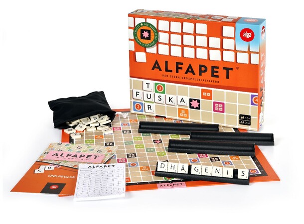 Alfapet Brädspel Svensk utgåva 