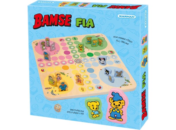 Bamse Fia Brädspel Svensk utgåva 