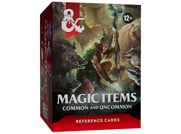 D&D Magic Items Common & Uncommon Dungeons & Dragons Reference Cards 