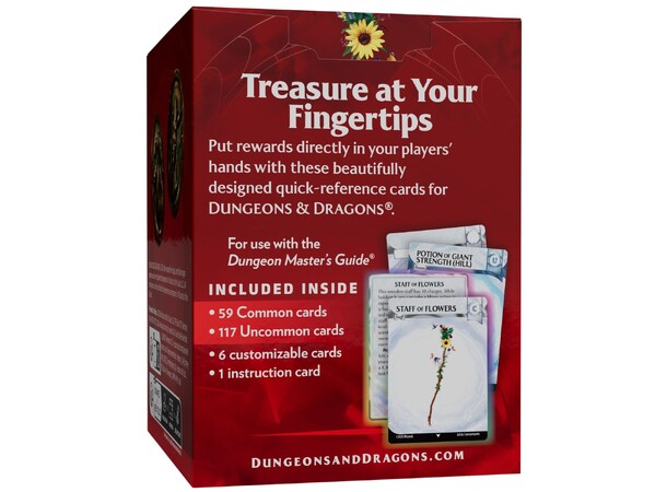 D&D Magic Items Common & Uncommon Dungeons & Dragons Reference Cards 