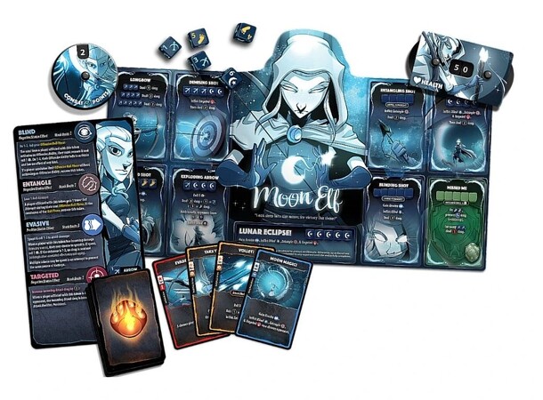 Dice Throne Moon Elf Hero Pack Expansion till Dice Throne 