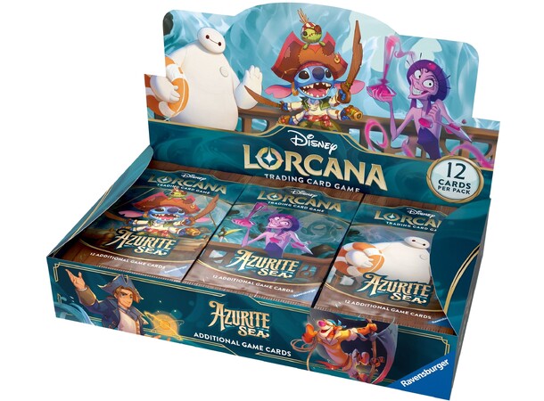 Disney Lorcana Azurite Sea Display Booster Box 
