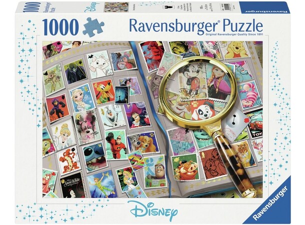 Disney Stamp Album 1000 bitar Pussel Ravensburger Puzzle 