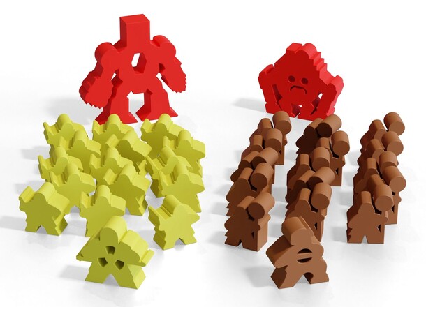 Divide et Impera Cash & Rad Expansion Meeple Expansion till Divide et Impera 