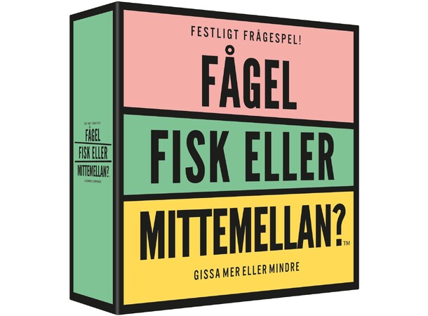 Fågel Fisk eller Mittemellan Partyspel Svensk utgåva 
