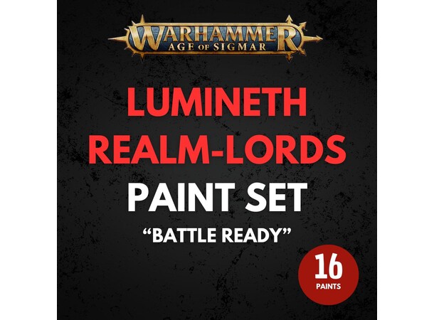 Lumineth Realm-lords Paint Set Warhammer Age of Sigmar - Battle Ready 