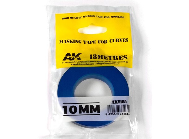 Masking Tape for Curves 10mm AK Interactive 