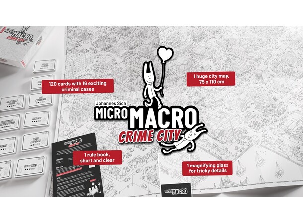 MicroMacro Crime City 1 Brädspel 