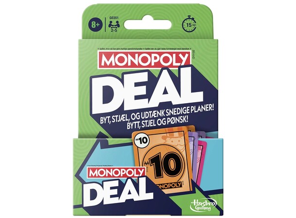 Monopoly Deal Refresh (NO/DK) 