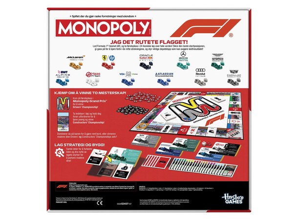 Monopoly Formula 1 - NORSK 