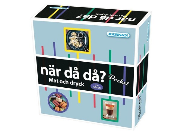 När då då Pocket Mat och dryck Frågespel Svensk utgåva 