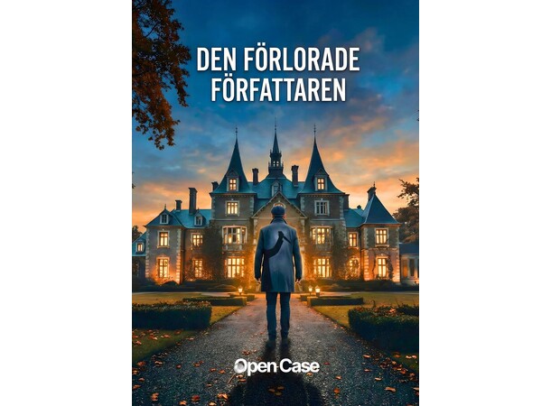 Open Case Den förlorade författaren Svensk utgåva 