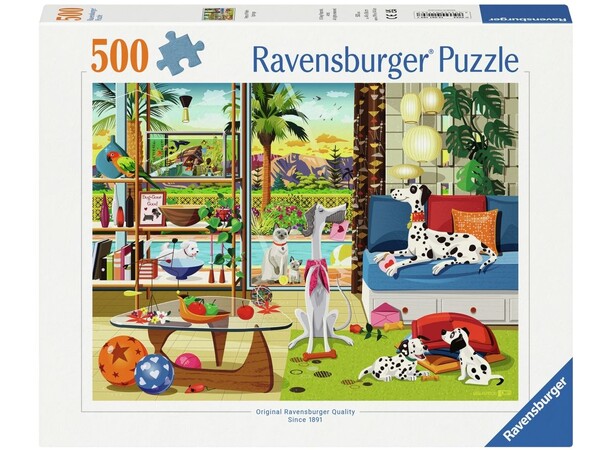 Pets of Palm Springs 500 bitar Pussel Ravensburger Puzzle 