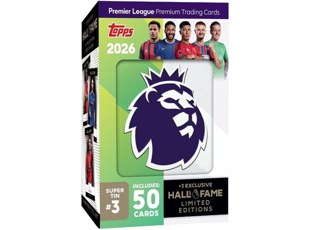 Premier League 2026 Super Tin #3 Topps 