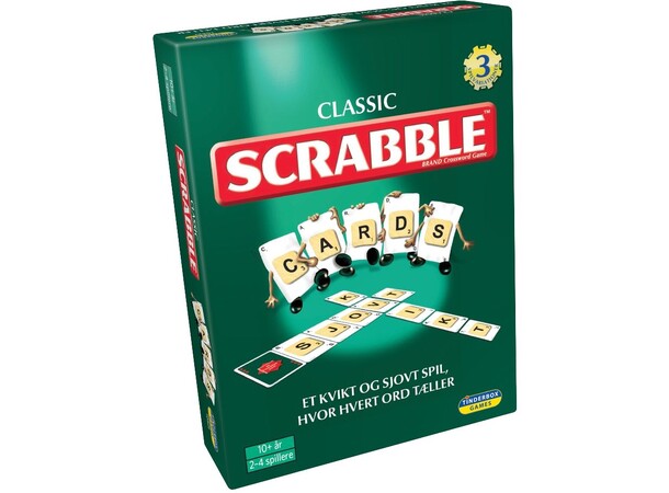 Scrabble Kortspil - DANSK 