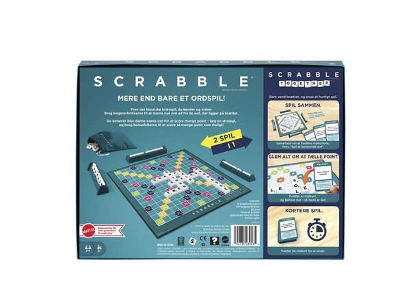 Scrabble Original - DANSK 