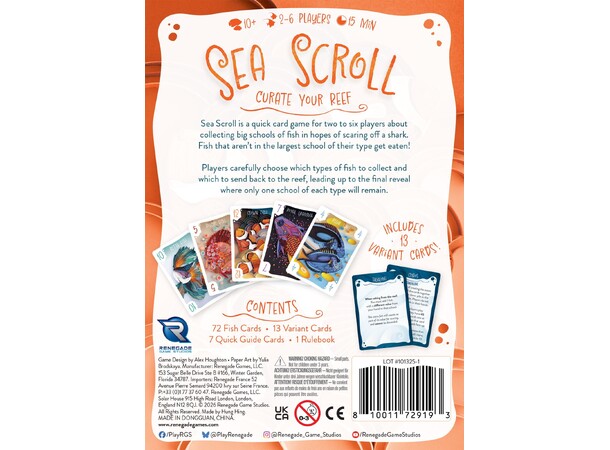 Sea Scroll Kortspel 