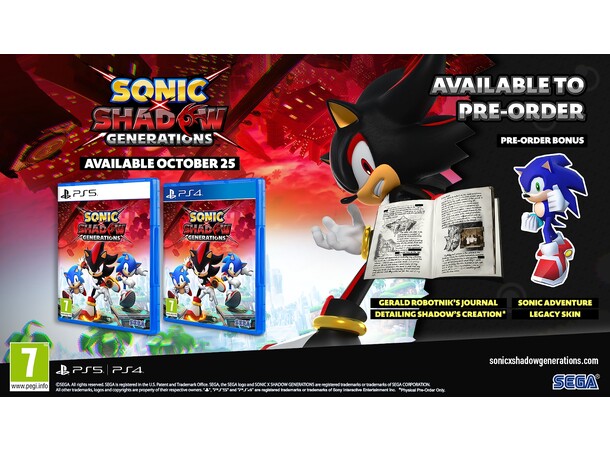 Sonic X Shadow Generations PS5 