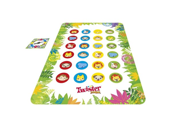 Twister Junior 2 Games In 1 Brädspel Svensk Utgåva 