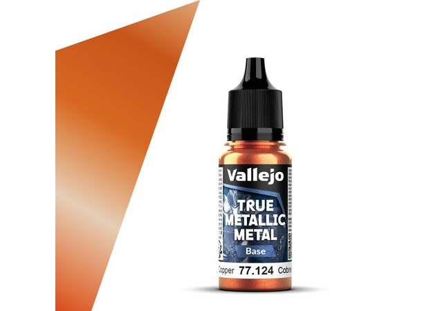 Vallejo True Metallic Base Ancient Copper - True Metallic Metal 