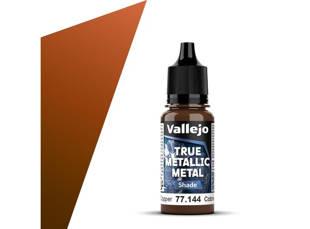 Vallejo True Metallic Shade Ancient Copper - True Metallic Metal 