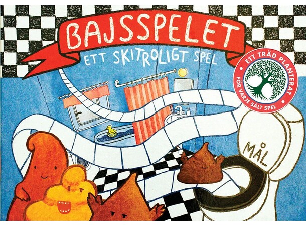 Bajsspelet Brädspel Svensk Utgåve 