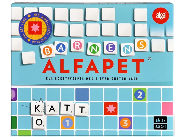 Barnens Alfapet Brädspel Svensk utgåva 