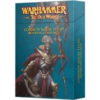 Common Magic Items Reference Card Pack Warhammer The Old World