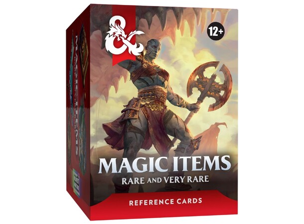 D&D Magic Items Rare & Very Rare Dungeons & Dragons Reference Cards 