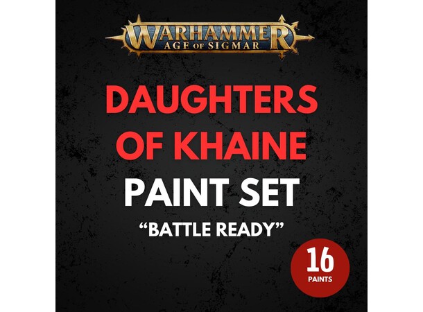 Daughters of Khaine Paint Set Warhammer Age of Sigmar - Battle Ready 