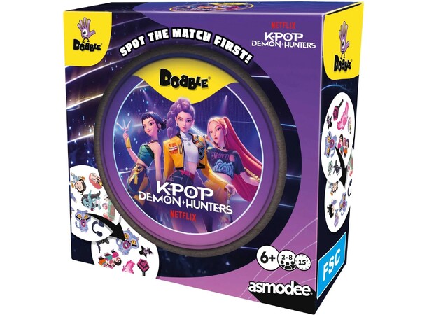 Dobble KPop Demon Hunters Brädspel Svensk utgåva 