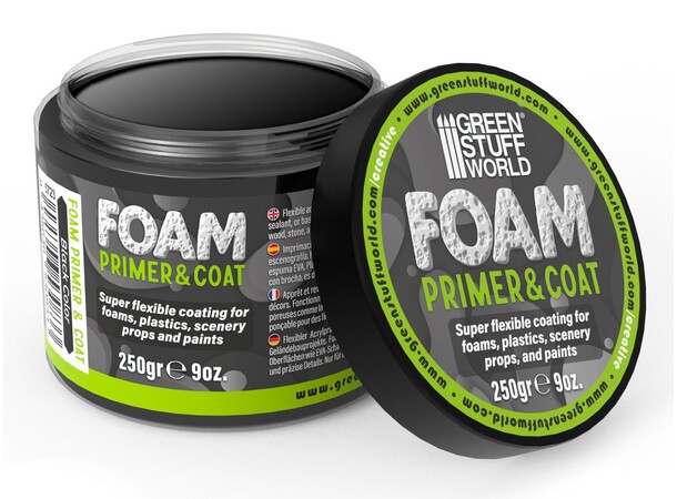 Foam Primer & Coat - Black 250g Green Stuff World 