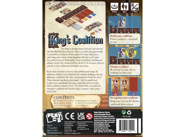 Kings Coalition Brädspel 