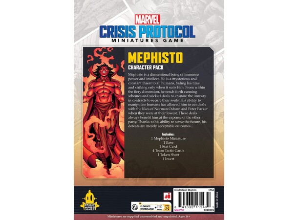 Marvel Crisis Protocol Mephisto Exp Expansion till Marvel Crisis Protocol 