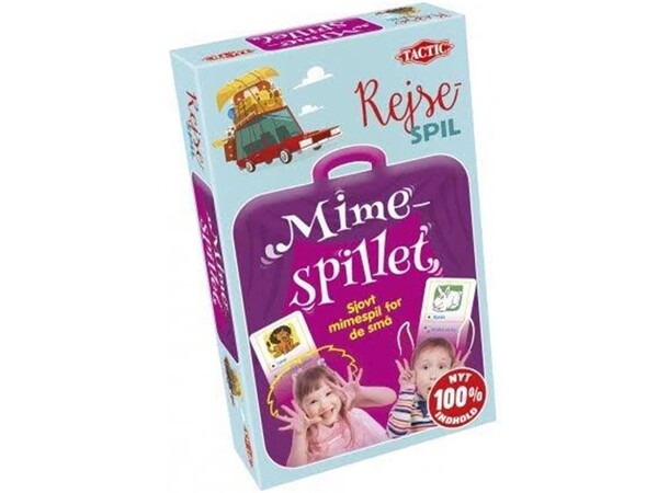 Mimespillet Rejsespil - DANSK 