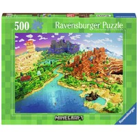 Minecraft 500 bitar Pussel Ravensburger Puzzle