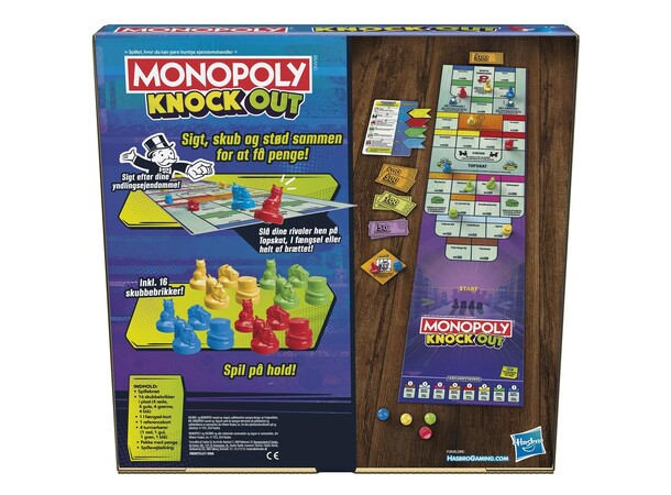 Monopoly Knockout - DANSK 