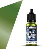 Vallejo True Metallic Airbrush Amber Green - True Metallic Metal