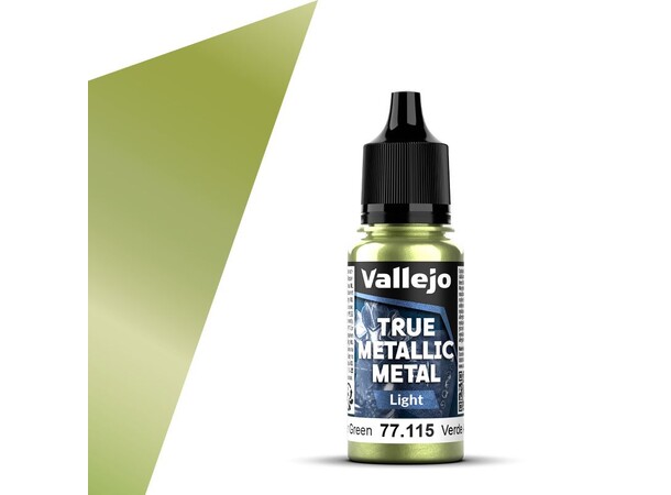 Vallejo True Metallic Light Amber Green True Metallic Metal 