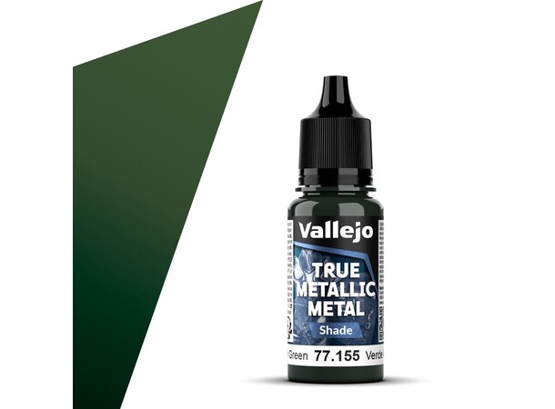 Vallejo True Metallic Shade Amber Green True Metallic Metal 