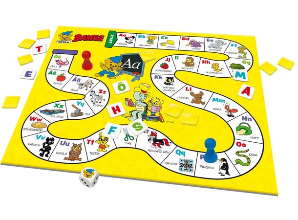 Bamse Lär dig läsa spelet Brädspel Svensk utgåva 