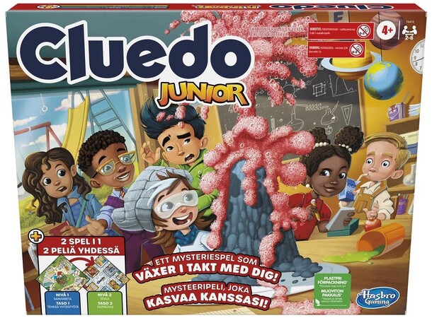 Cluedo Junior 2 Games In 1 Brädspel Svensk Utgåve 