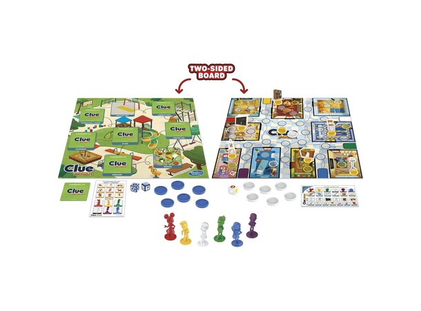Cluedo Junior 2 Games In 1 Brädspel Svensk Utgåve 