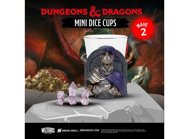D&D Mini Dice Cups Series 2 - 1 st Dungeons & Dragons 