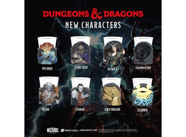 D&D Mini Dice Cups Series 2 - 1 st Dungeons & Dragons 
