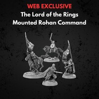 Mounted Rohan Command Middle-earth Strategy Battle Game