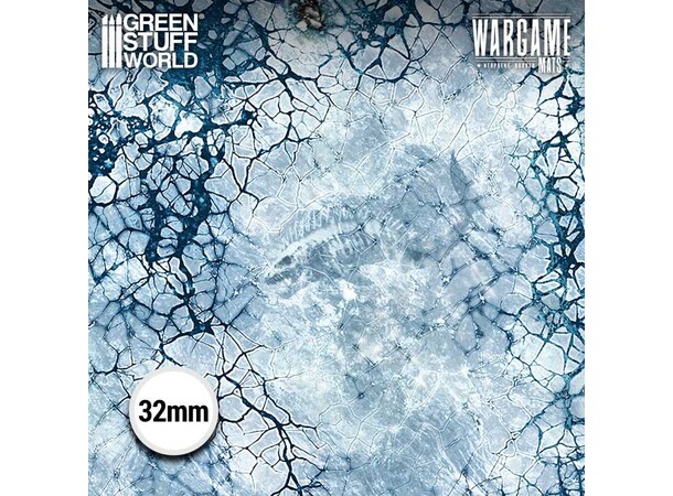 Neoprene Mat 4x6 Blizzard Hollows Green Stuff World - 120 x 180 cm 