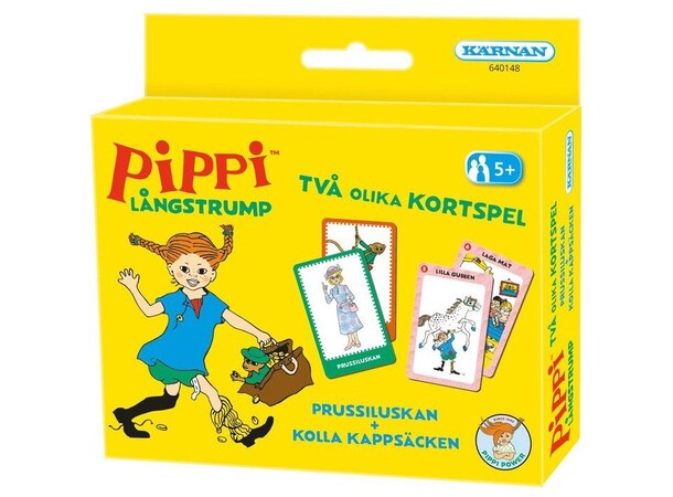 Pippi Långstrump Kortspel Svensk utgåva 